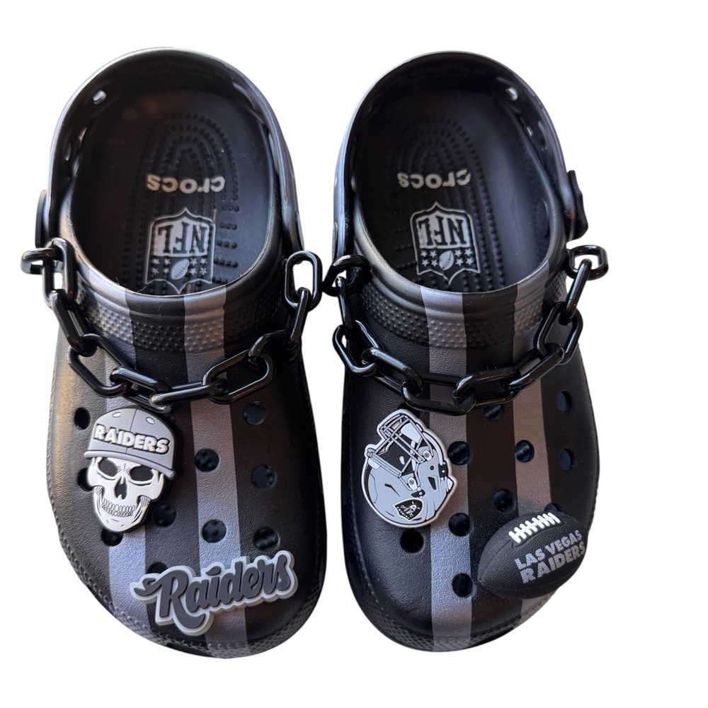 Limited Edition Crocs NFL Las Vegas Raiders